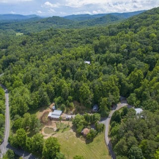 Aerial view of The Cove at Fairview.