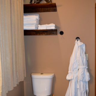Huntley Main Floor Bathroom - The Cove at Fairview Vacation Rentals - Asheville NC
