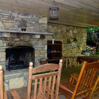 Covered Porch at The Huntley - The Cove at Fairview - Vacation Rentals - Asheville NC