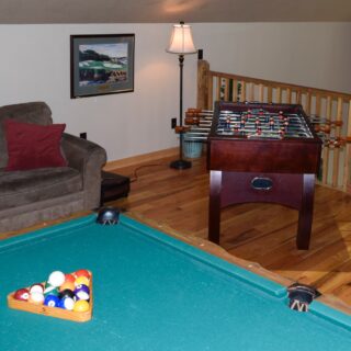My Place pool table - The Cove at Fairview - Vacation Rentals- Asheville, North Carolina
