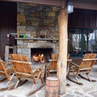My Place has a covered patio - The Cove at Fairview - Vacation Rentals- Asheville, North Carolina