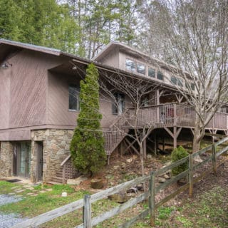 Exterior of Our House - The Cove at Fairview Vacation Rentals - Asheville NC